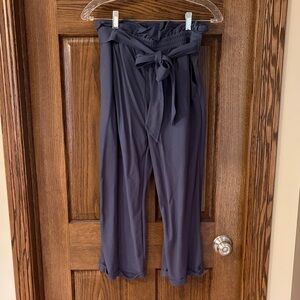 Listicle dusty blue Wide Leg Crop Pants